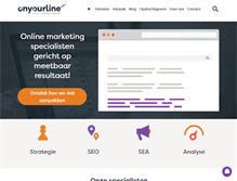 Tablet Screenshot of onyourline.nl